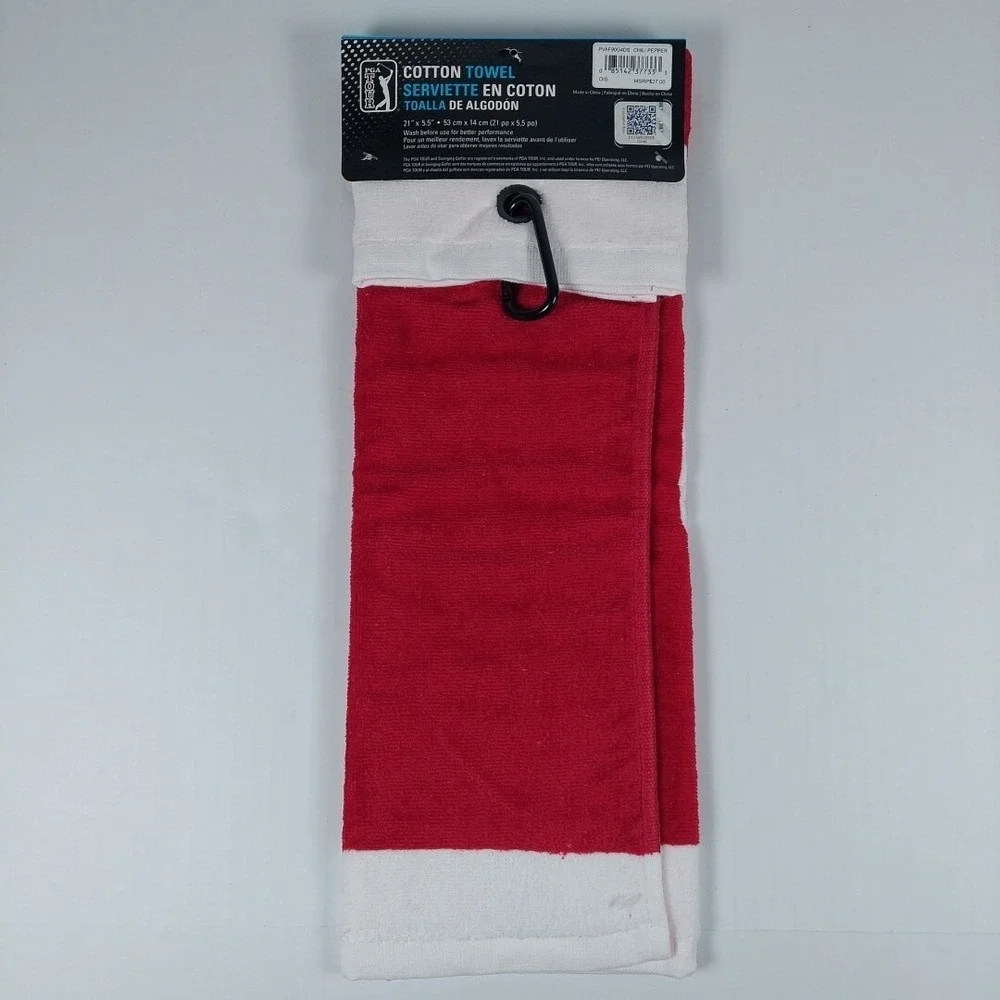 PGA Tour - Golf Tri-Fold Cotton Towel Chili Pepper